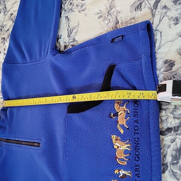 DUBLIN EQUESTRIAN💙 FLEECE- Horse 🐎 show Embroidery WARM & COZY - Picture 10 of 11